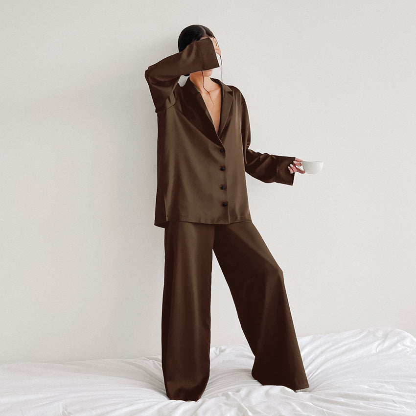 Pyjama en soie pure pour femme