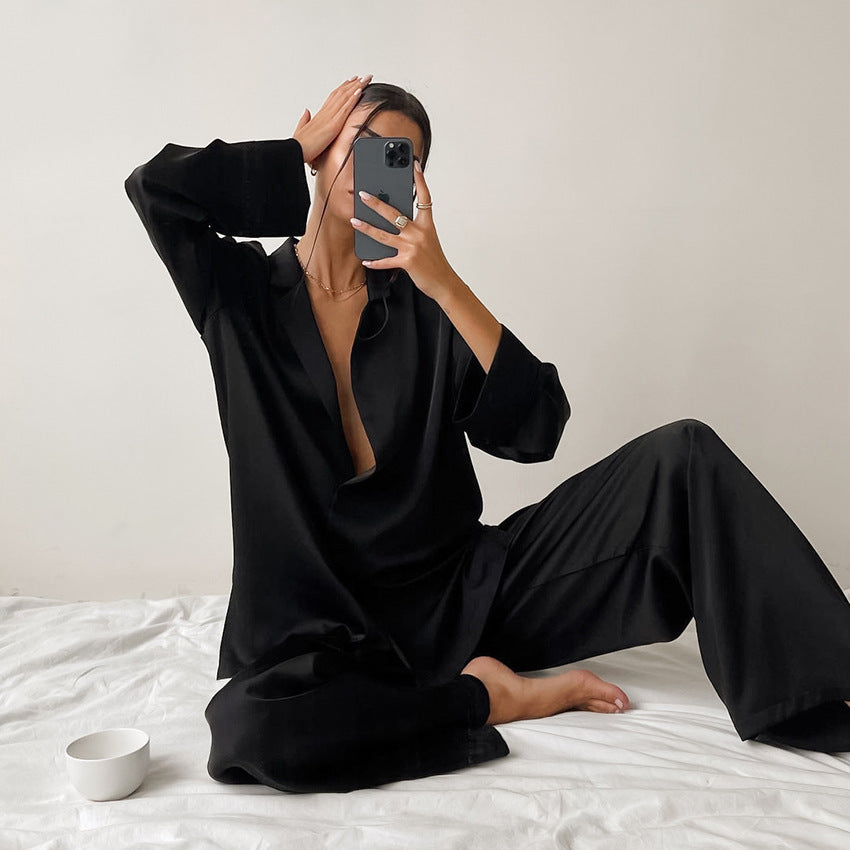 Pyjama en soie pure pour femme