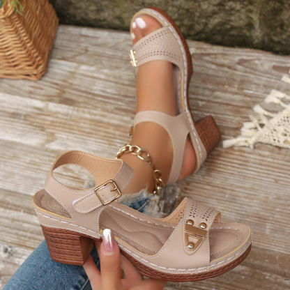 Sandales Confort, Style assuré, marche légère