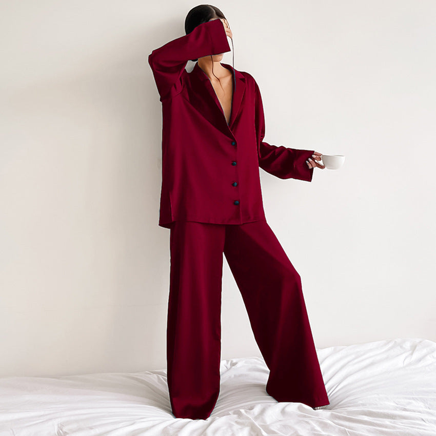 Pyjama en soie pure pour femme