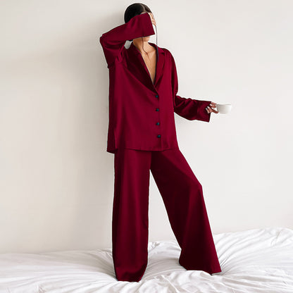 Pyjama en soie pure pour femme