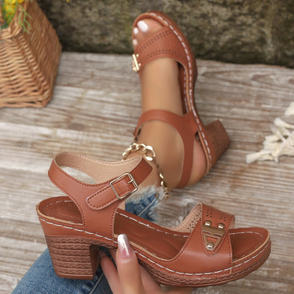 Sandales Confort, Style assuré, marche légère